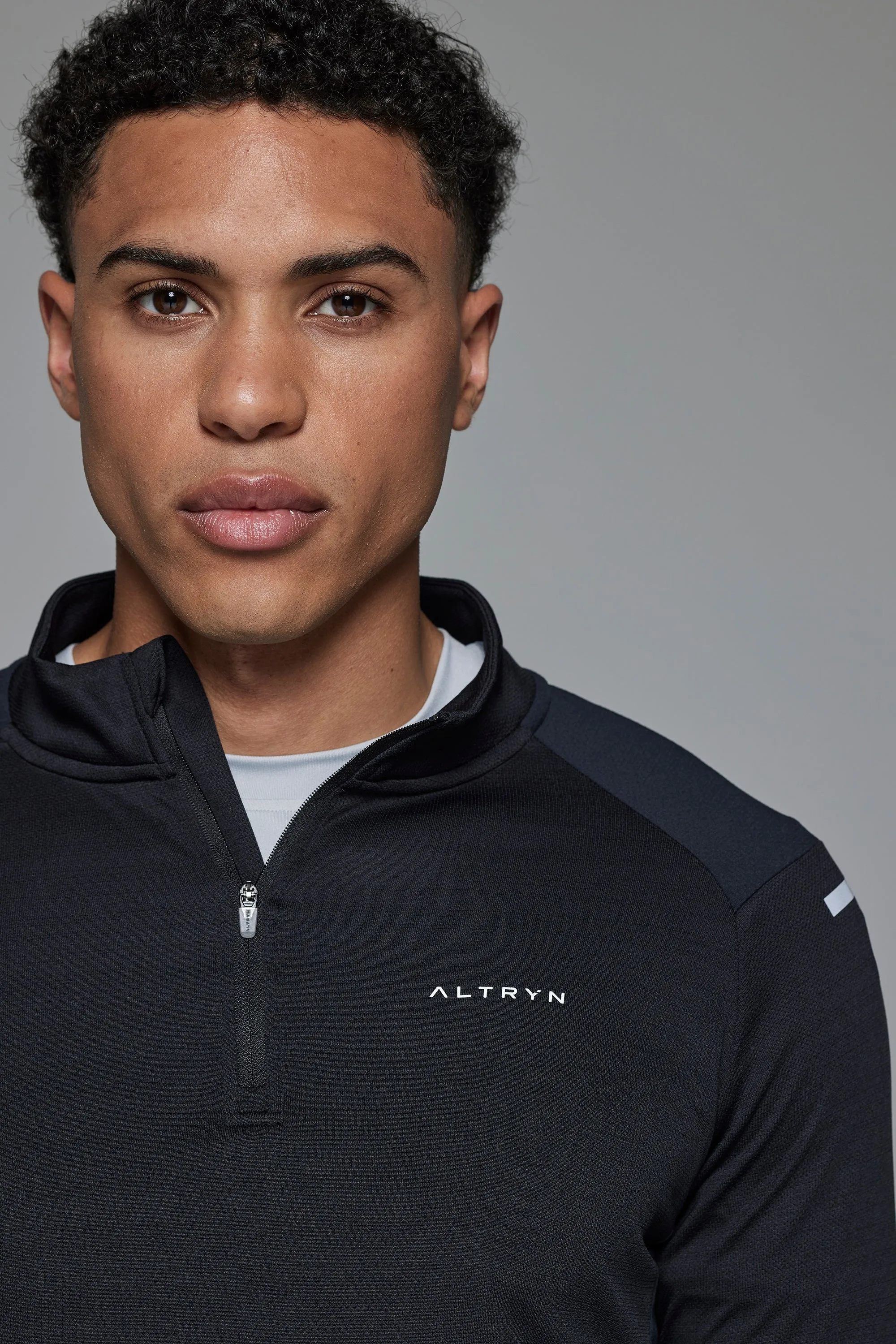 Pike Tech Quarter Zip Top - Black