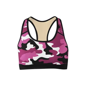 Pink Camo Sports Bra