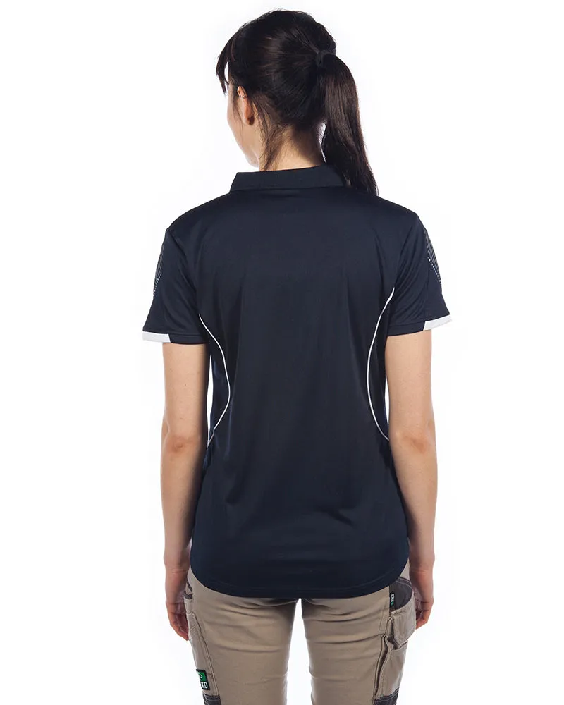 Razor Ladies Polo - Navy/White