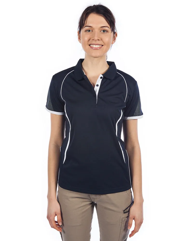 Razor Ladies Polo - Navy/White