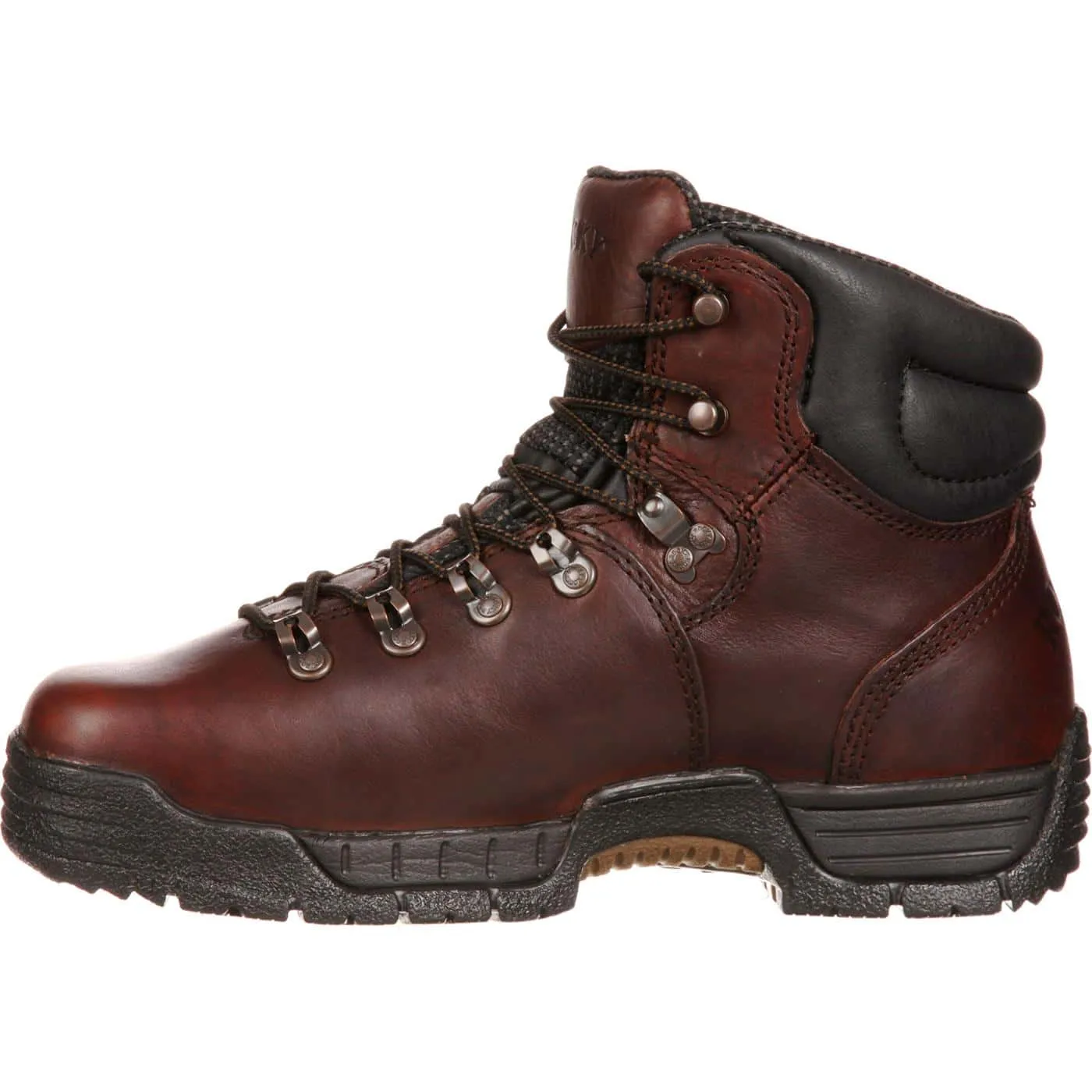 Rocky | Men's MobiLite Steel Toe Waterproof Work Boots | Dark Brown