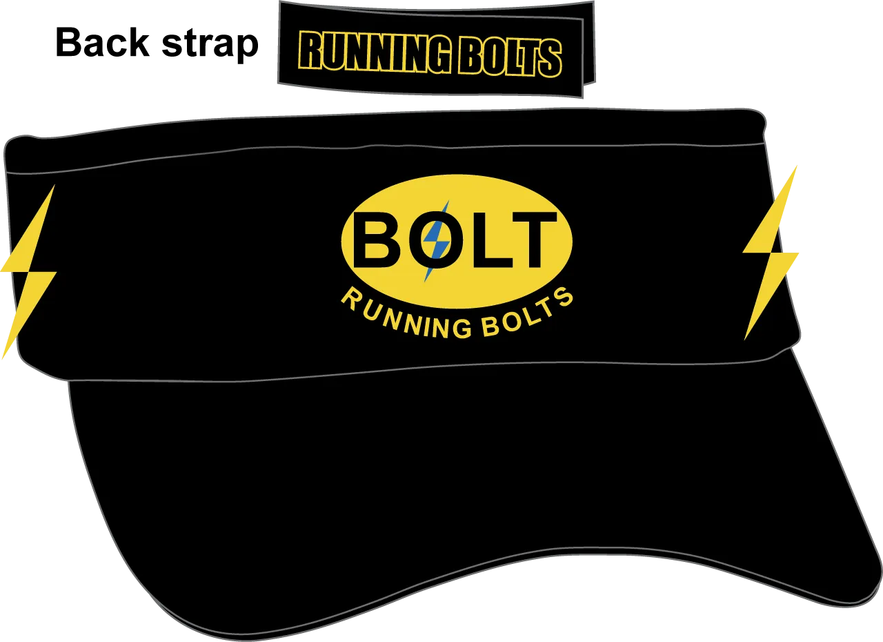 RUNNING BOLTS - Soft Peak Visor