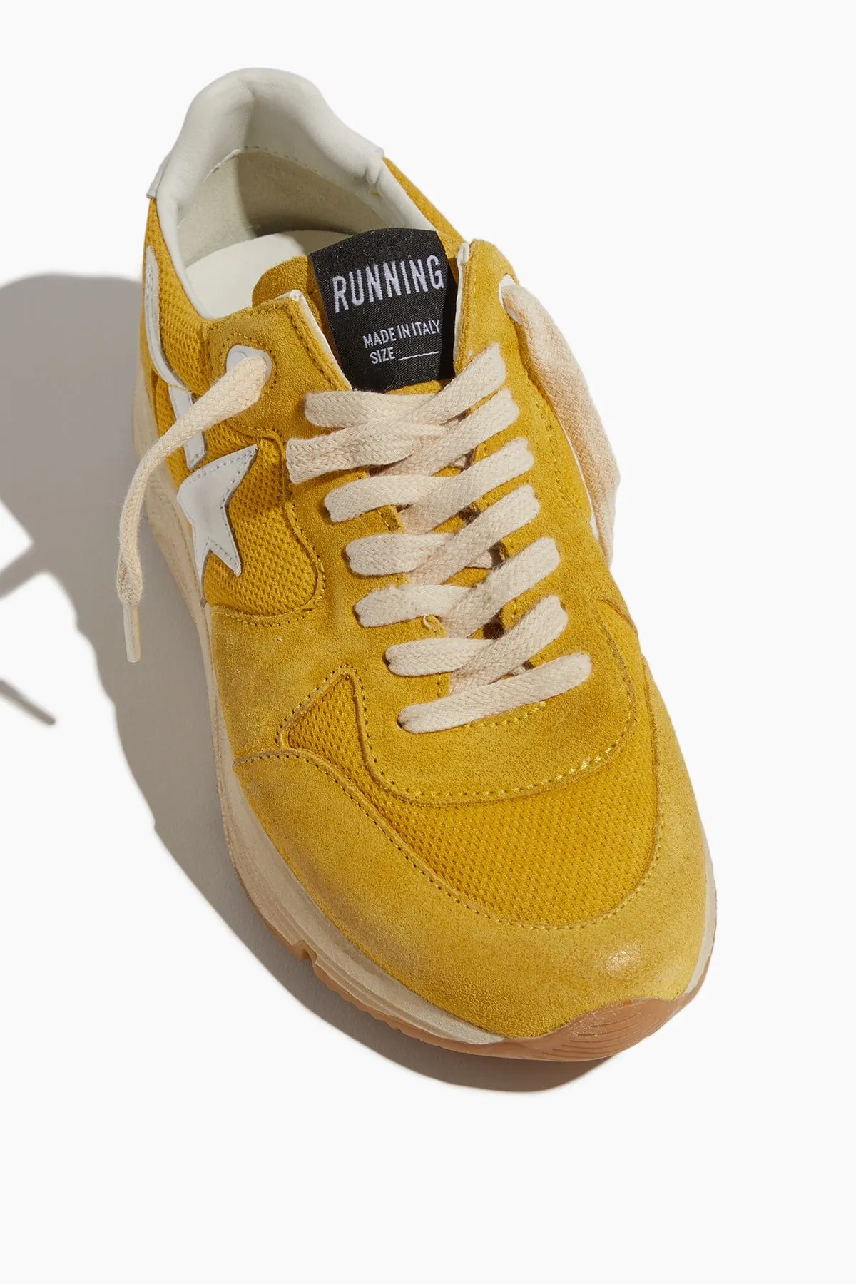 Running Sneaker in Honey/White