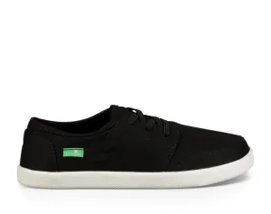 Sanuk Lil Vagabond Lace Sneaker Black - Youth