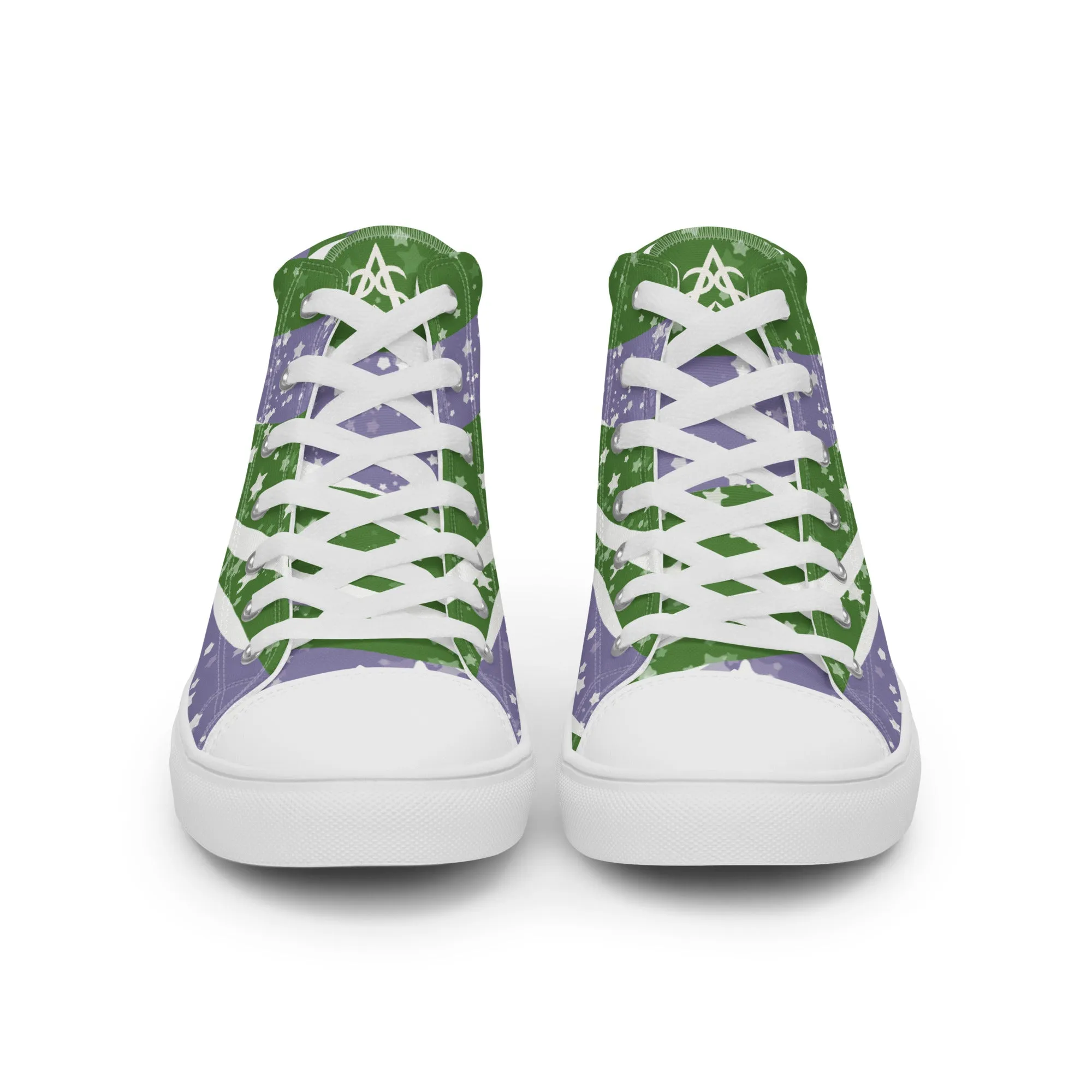 Sarry Genderqueer High Top Canvas Shoes (Fem Sizing)