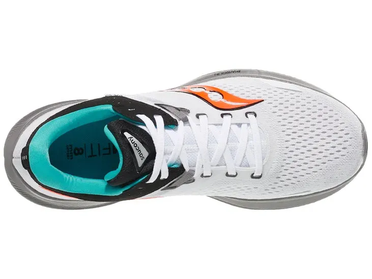 Saucony | Ride 16 | Men's | White/Gravel