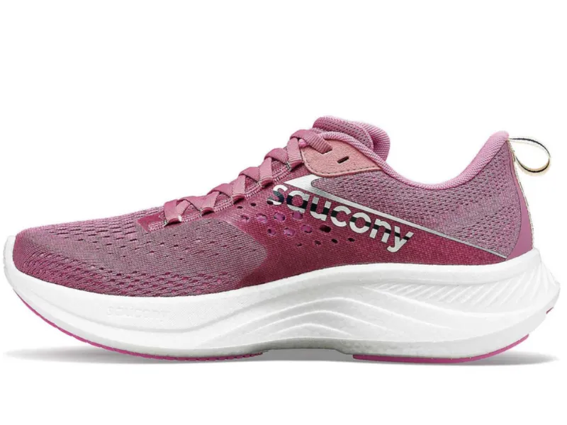 Saucony Ride 17 Ladies Running Shoe (Orchid/Silver)