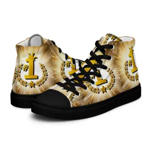 Sidow Sobrino's No.1 Women’s high top canvas shoes