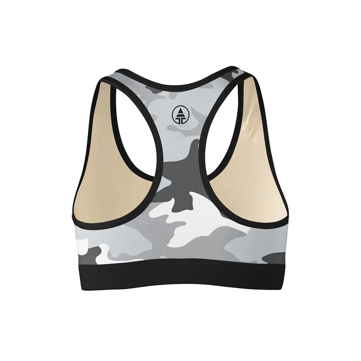 Snow Camo Sports Bra