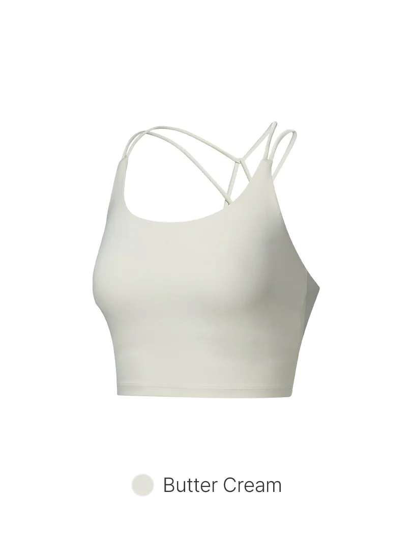 Softension Cross Back Longline Bra