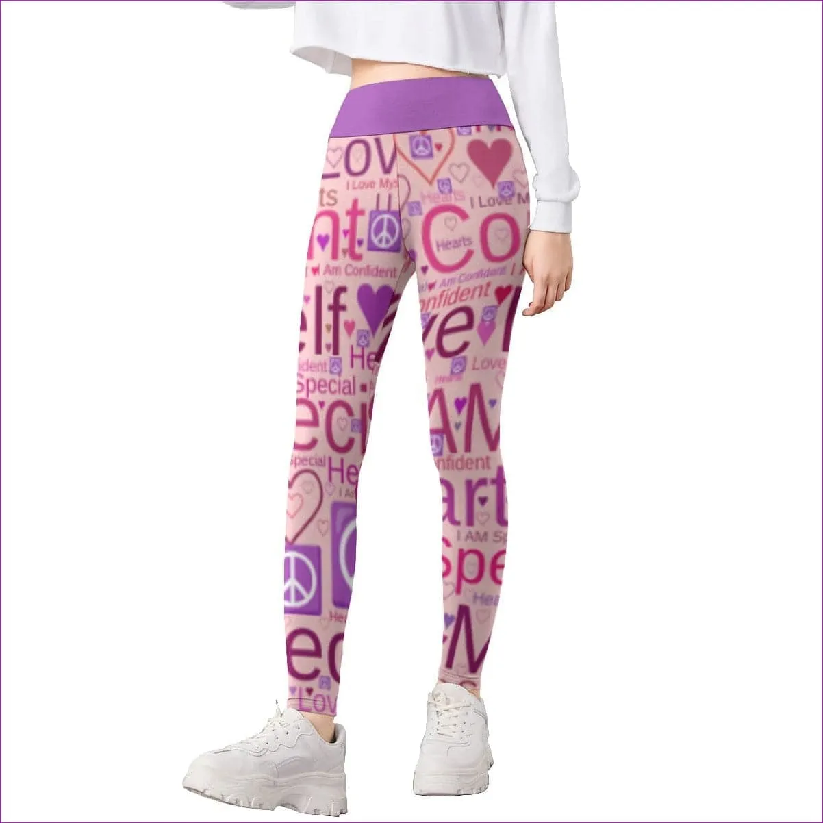 Speak-Over Kids Leggings