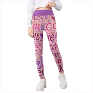 Speak-Over Kids Leggings