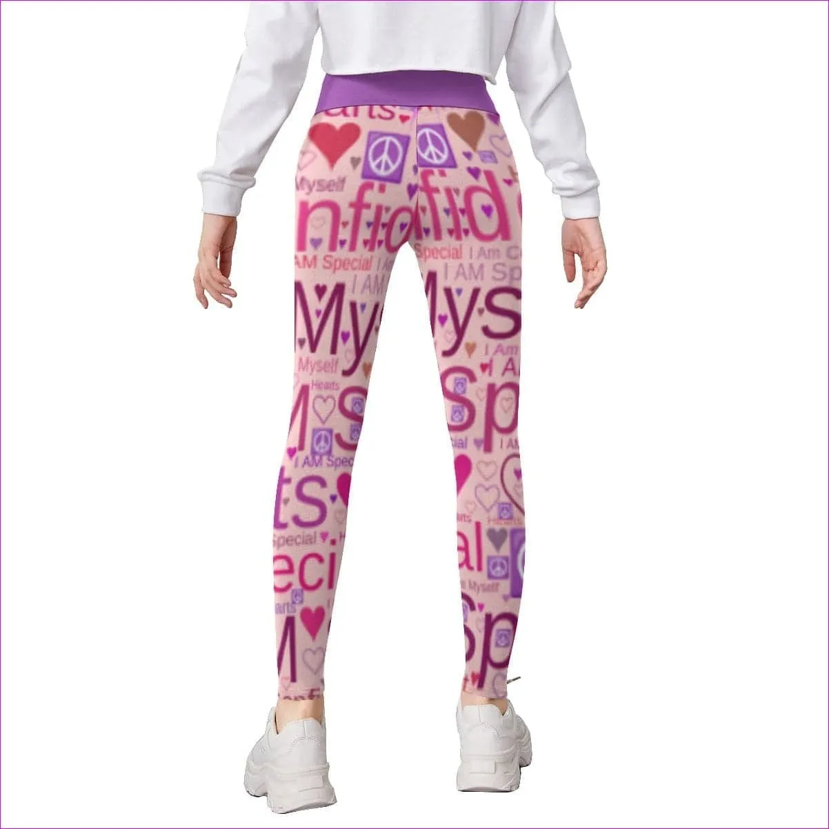 Speak-Over Kids Leggings