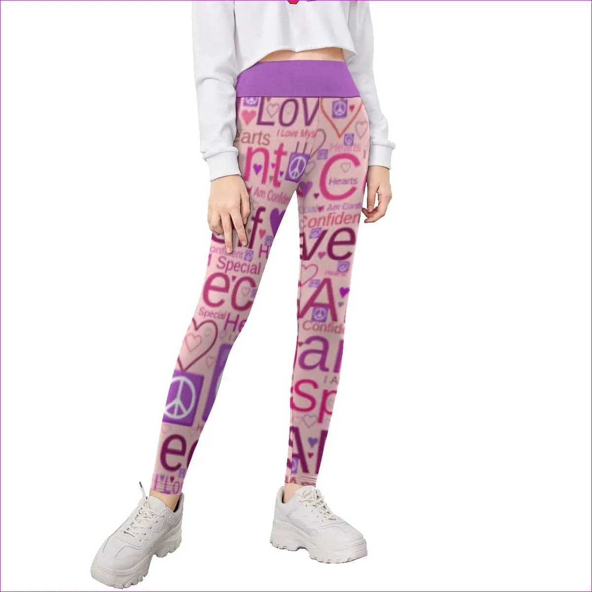 Speak-Over Kids Leggings