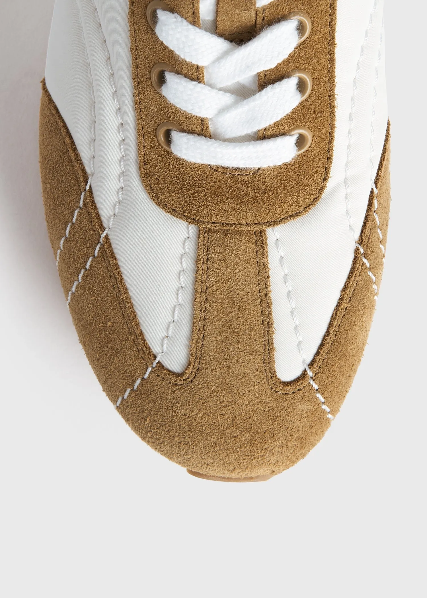 Sport sneakers white/tan