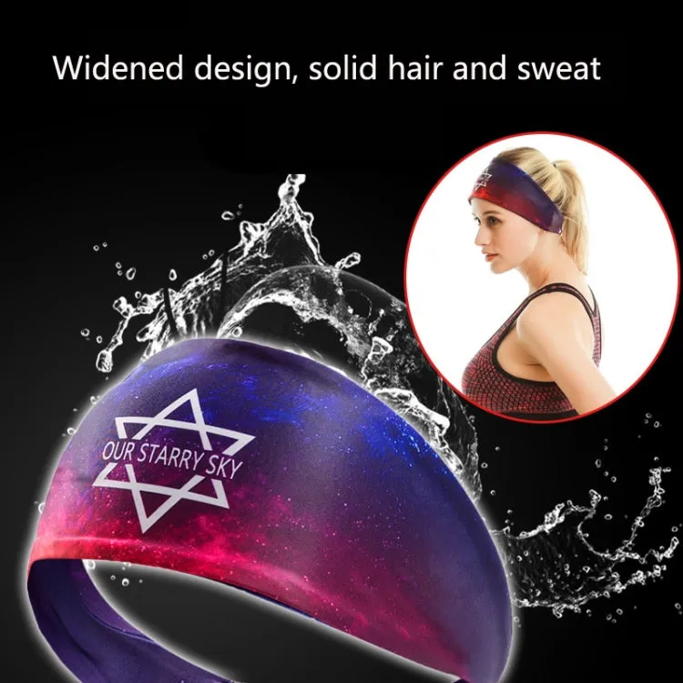 Sports Fitness Antiperspirant Headband Sweat-Absorbent Headband Sweatband(Neon)