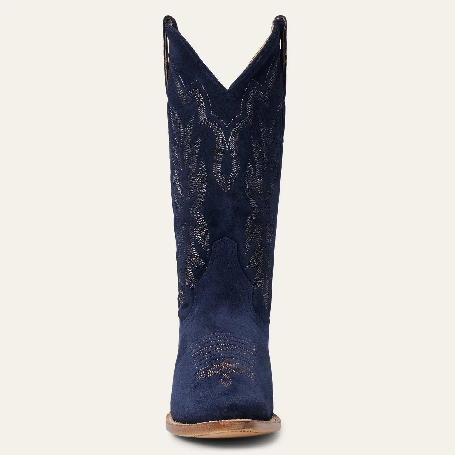 Stetson Blue Women's Casey Suede Snip Toe 1020