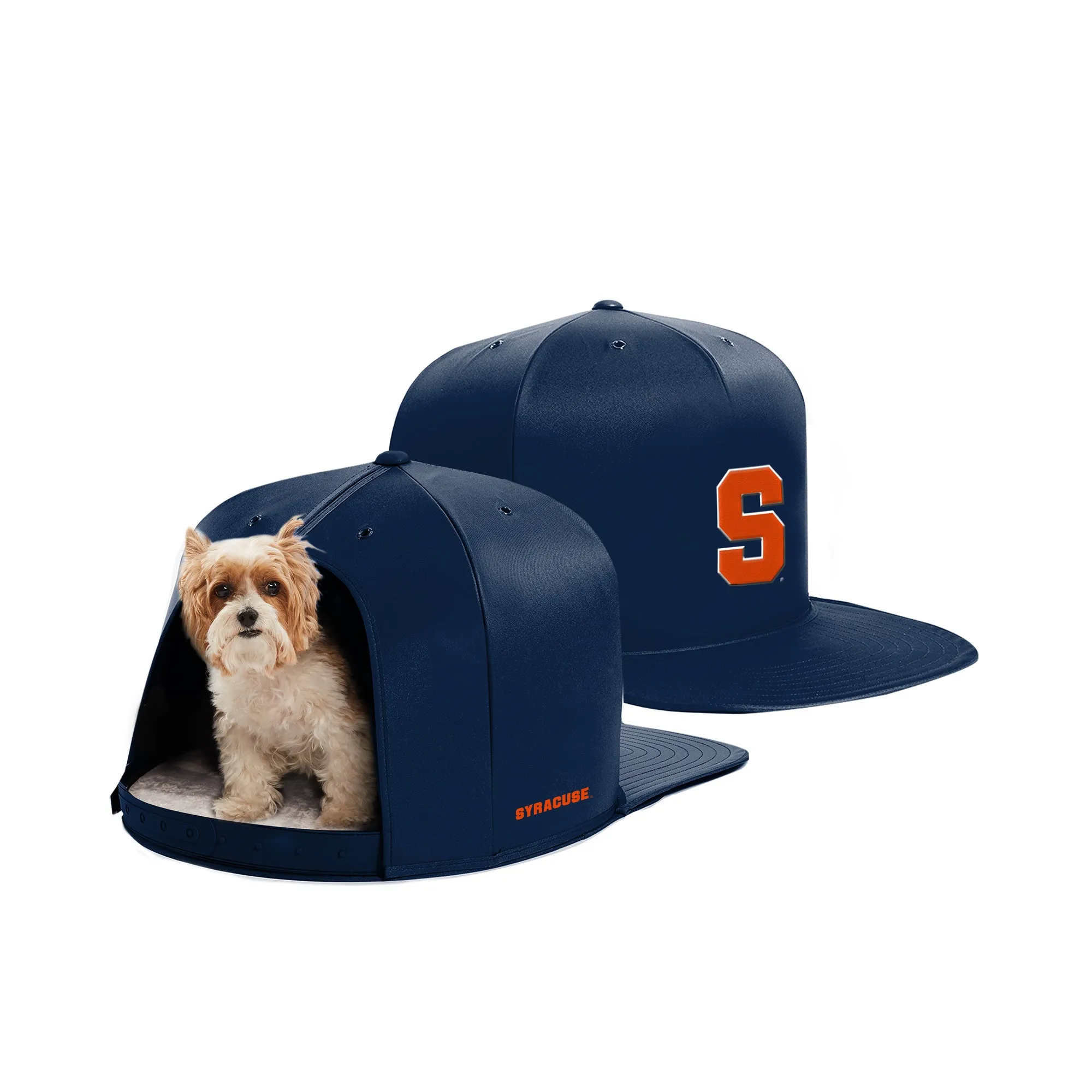 SYRACUSE UNIVERSITY NAP CAP PREMIUM DOG BED