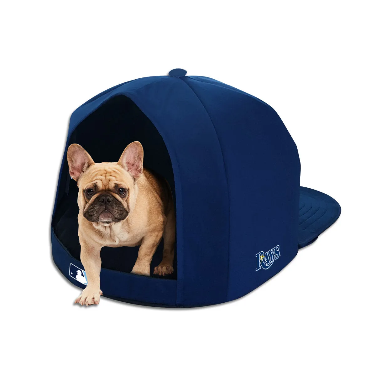 TAMPA BAY RAYS NAP CAP PLUSH DOG BED