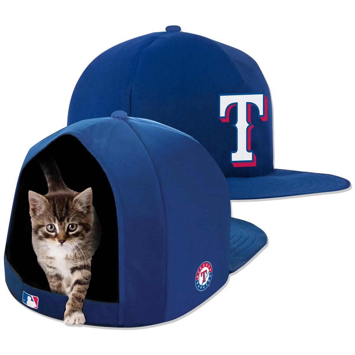 TEXAS RANGERS NAP CAP PLUSH DOG BED