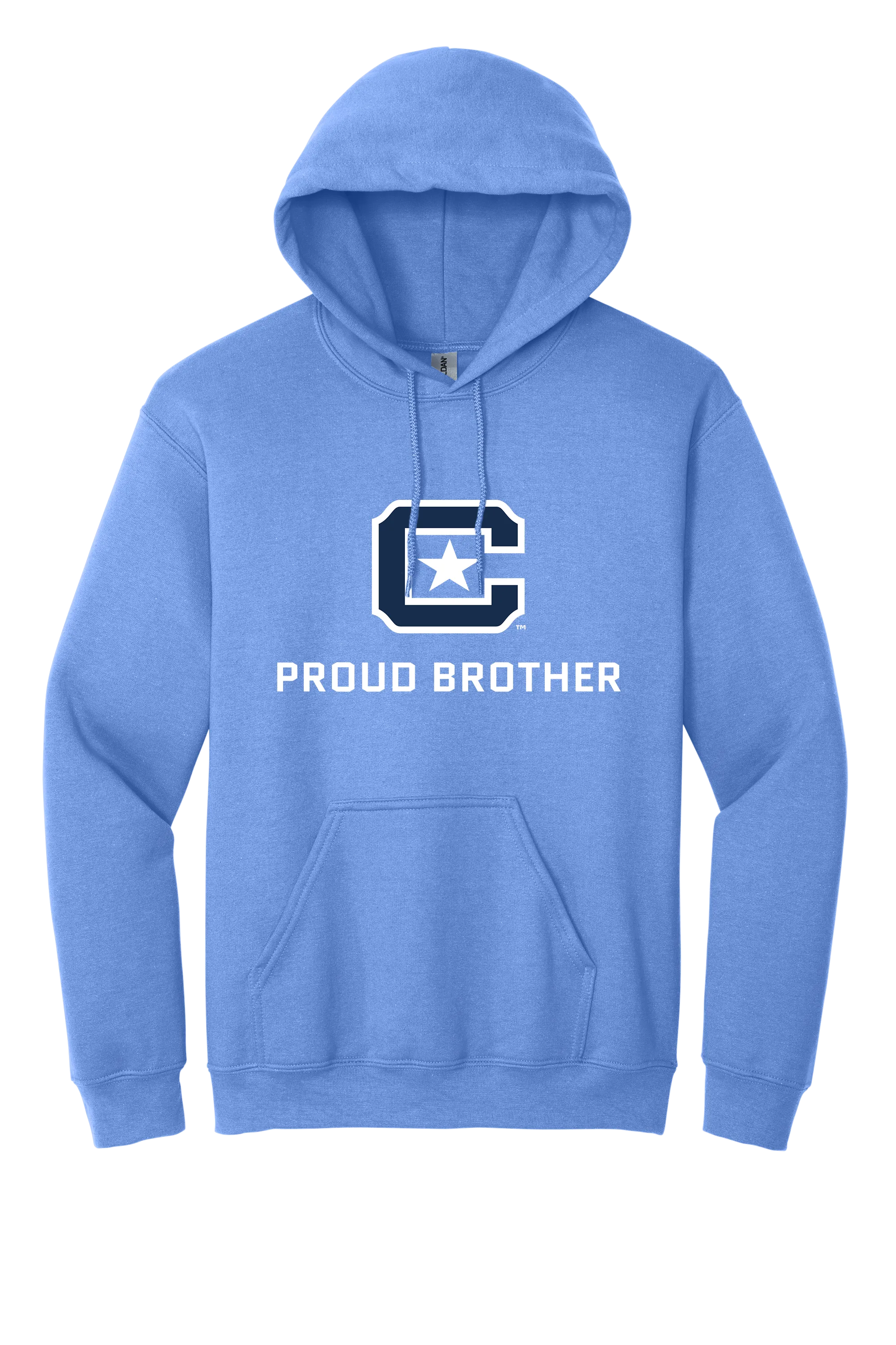 The Citadel Block C Star logo, Proud Brother,  Heavy Blend™ Hooded Sweatshirt