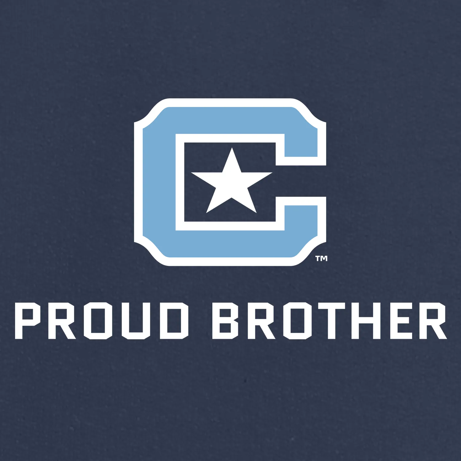 The Citadel Block C Star logo, Proud Brother,  Heavy Blend™ Hooded Sweatshirt