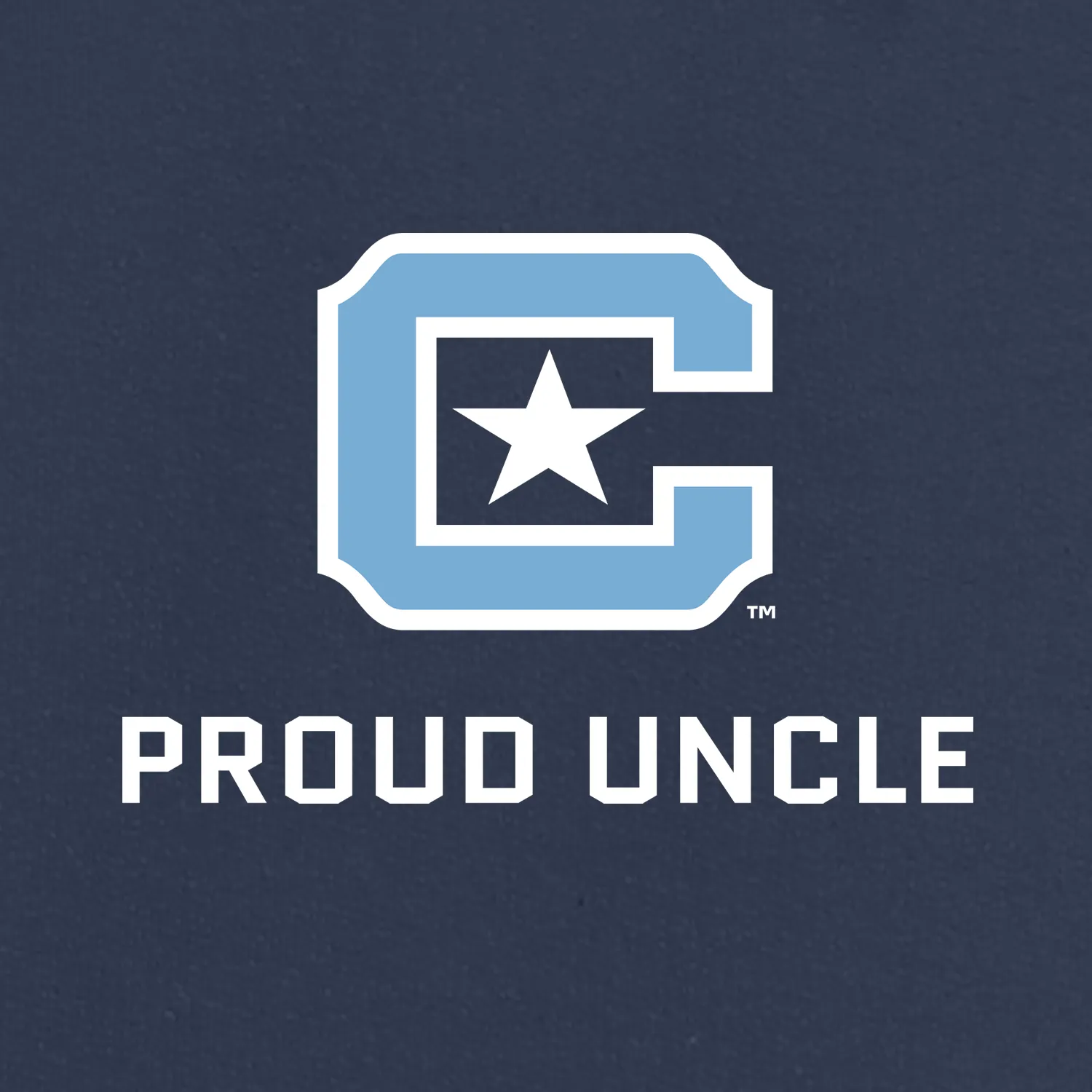 The Citadel Block C Star logo, Proud Uncle,  Heavy Blend™ Hooded Sweatshirt