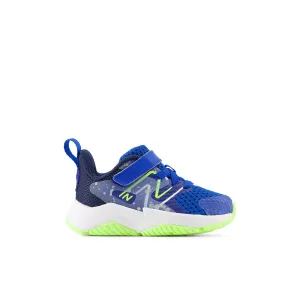 Toddler's New Balance Rave Run v2 Bungee Lace with Top Strap Color: Team Royal with Blue Oasis