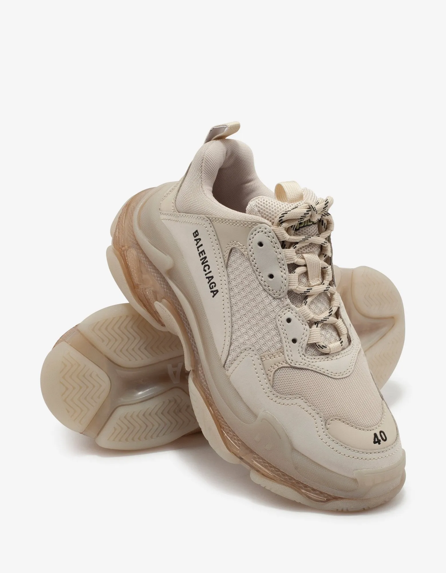 Triple S Clear Sole Off-White Trainers