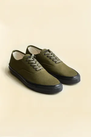 Trophy Mil Boat Shoes - Olive×Black