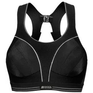 Ultimate Run Black Sports Bra - Shock Absorber