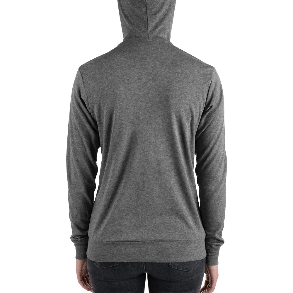 Unisex Slim-Fit Zip Hoodie