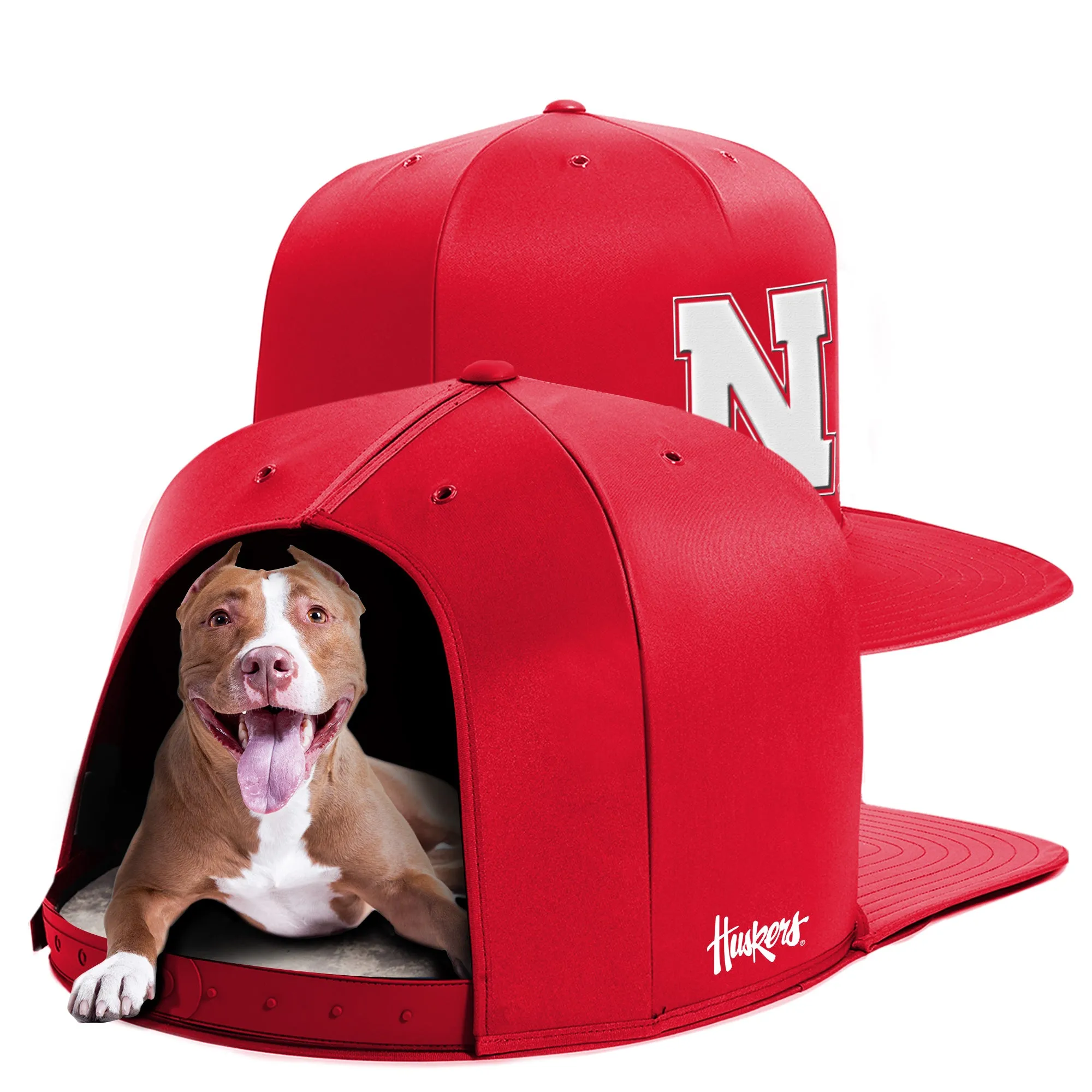 UNIVERSITY OF NEBRASKA NAP CAP PREMIUM DOG BED