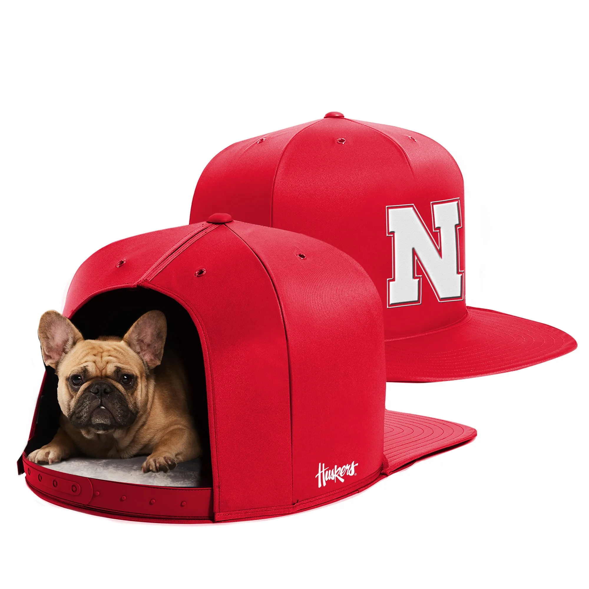 UNIVERSITY OF NEBRASKA NAP CAP PREMIUM DOG BED