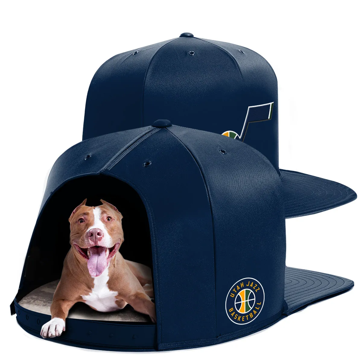 UTAH JAZZ NAP CAP PREMIUM DOG BED