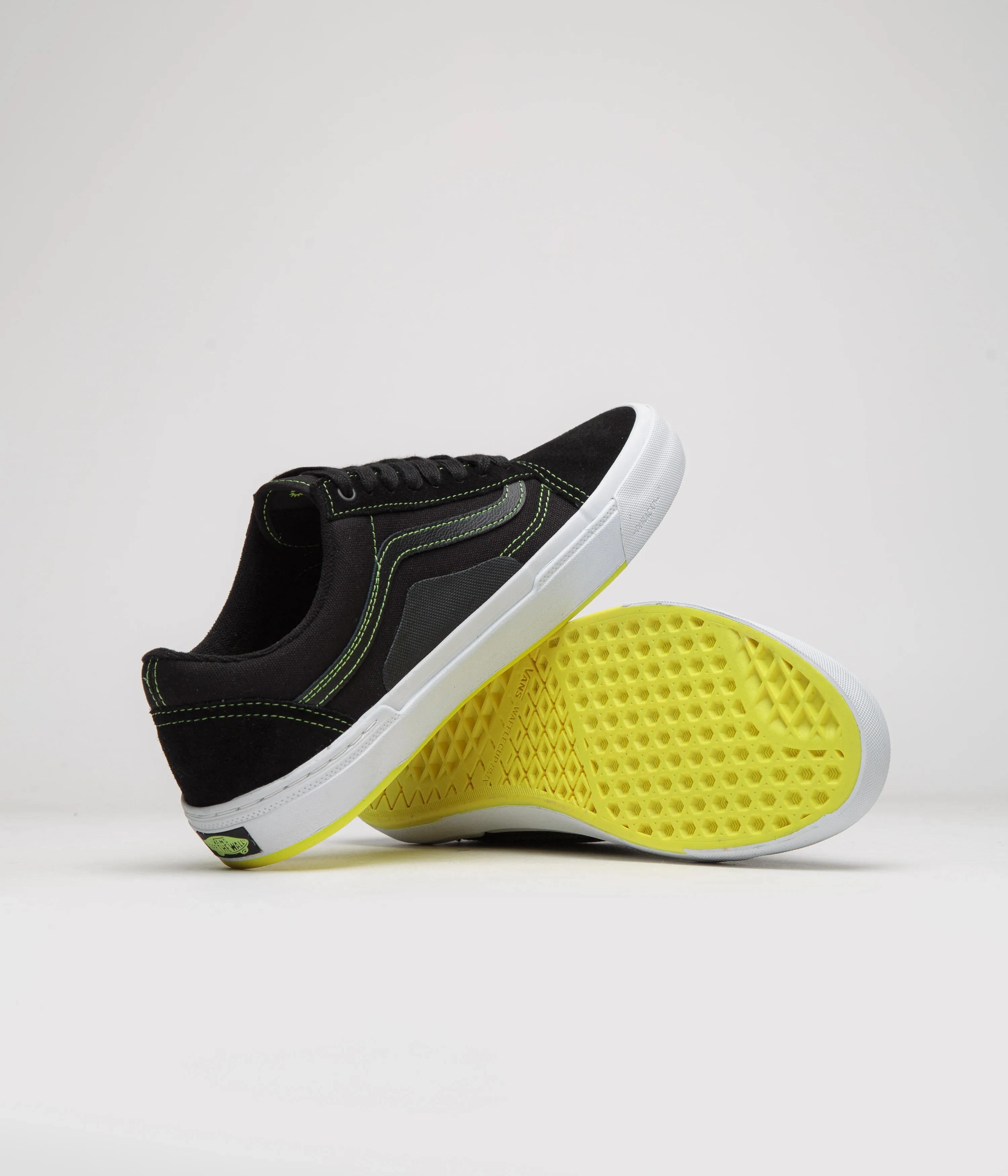 Vans BMX Old Skool Shoes - Black / Neon Yellow