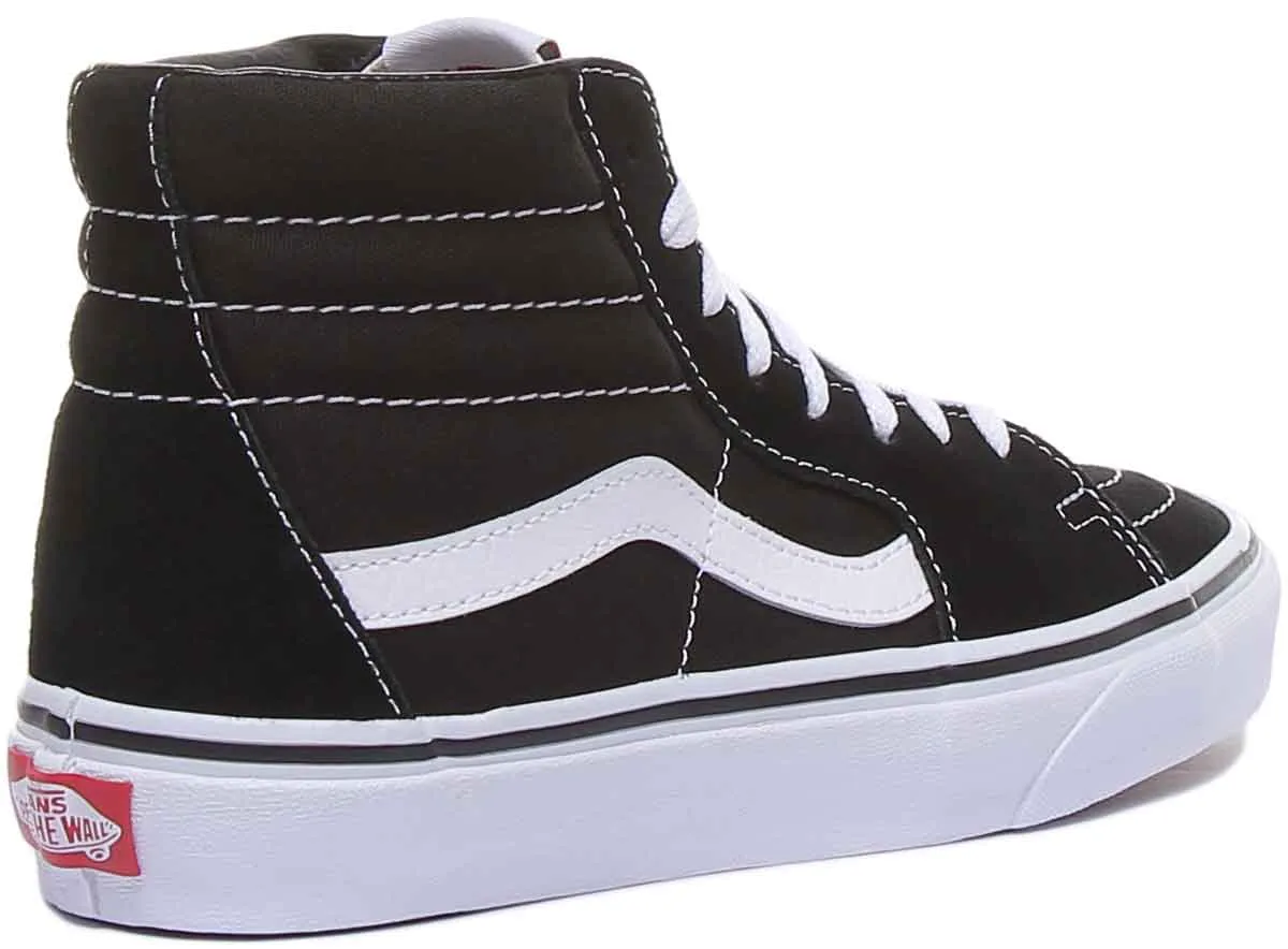 Vans Classic Sk8-Hi In Black White For Men