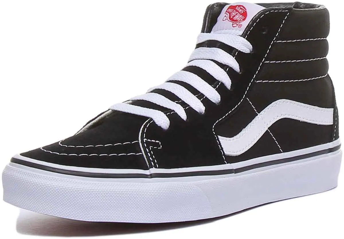 Vans Classic Sk8-Hi In Black White For Men