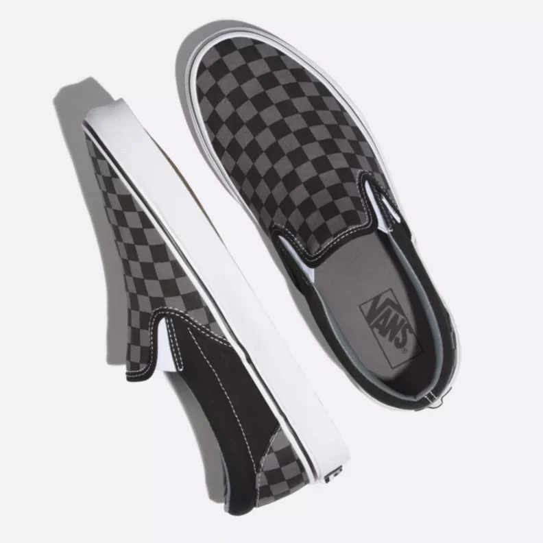 Vans Classic Slip-On - Black / Pewter Checker