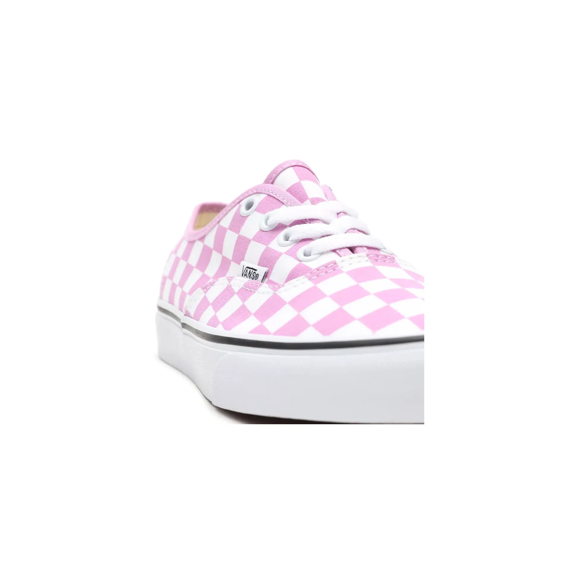 Vans Unisex Checkerboard Authentic Shoes - Orchid Pink / True White