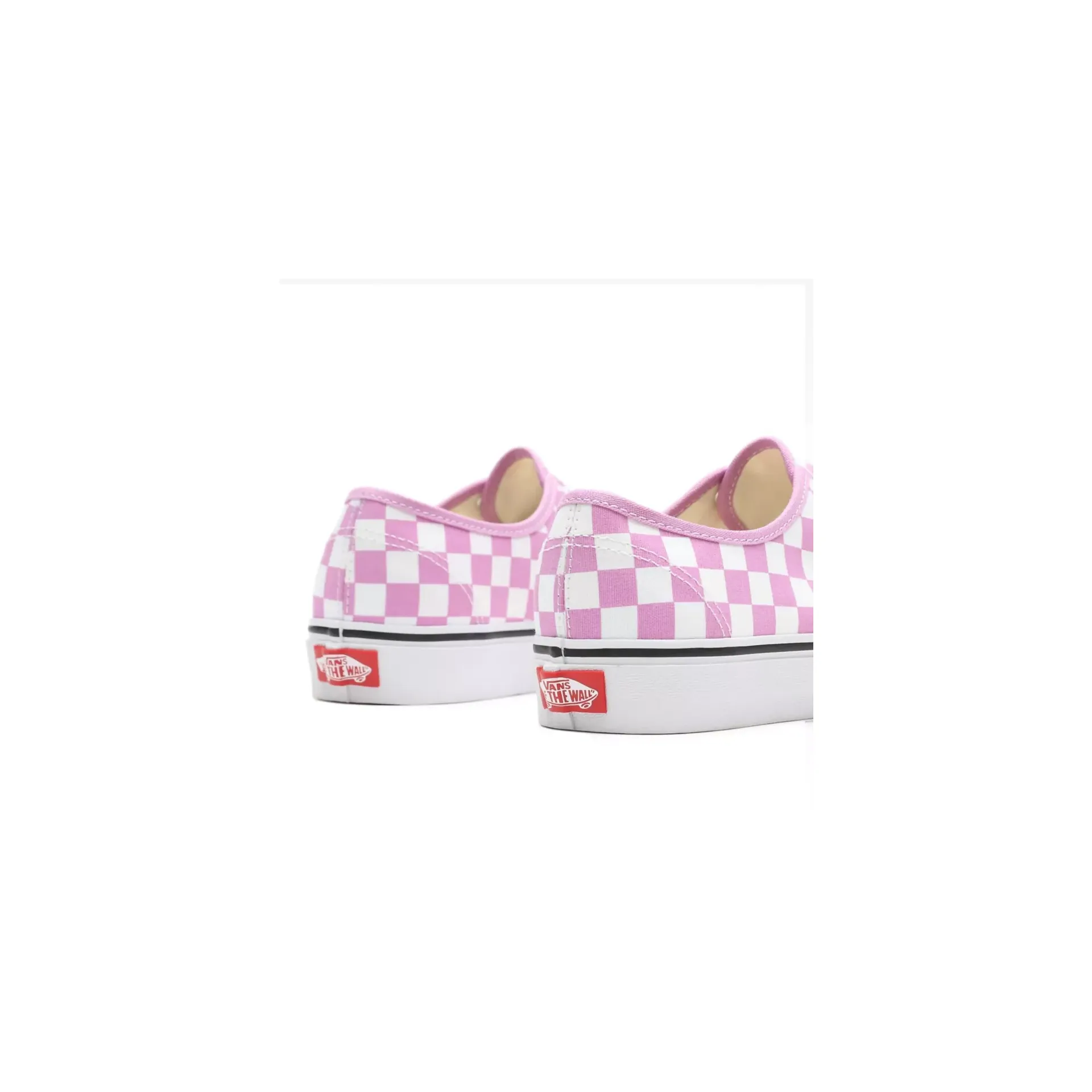 Vans Unisex Checkerboard Authentic Shoes - Orchid Pink / True White