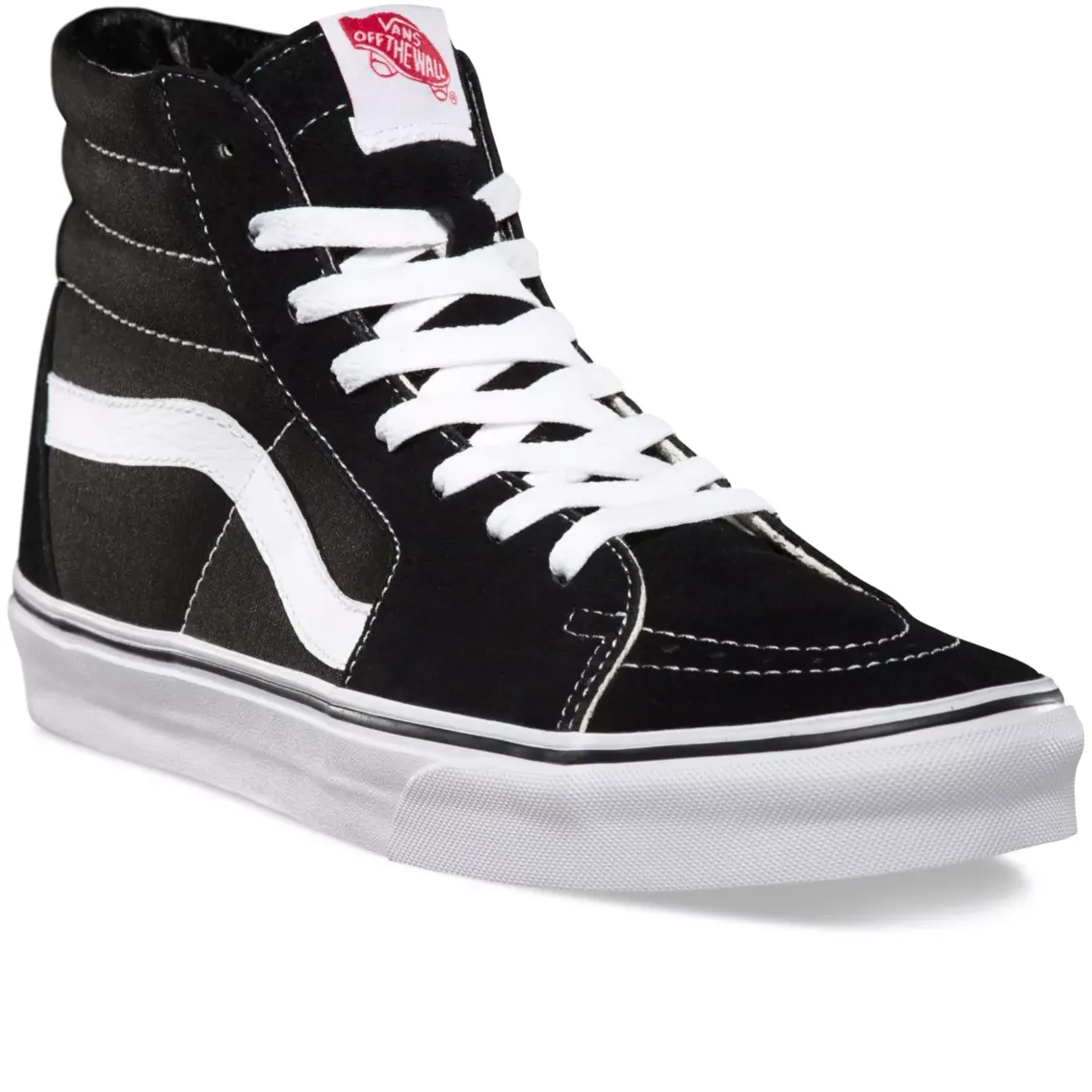 Vans Unisex Sk8-Hi Shoes - Black / White