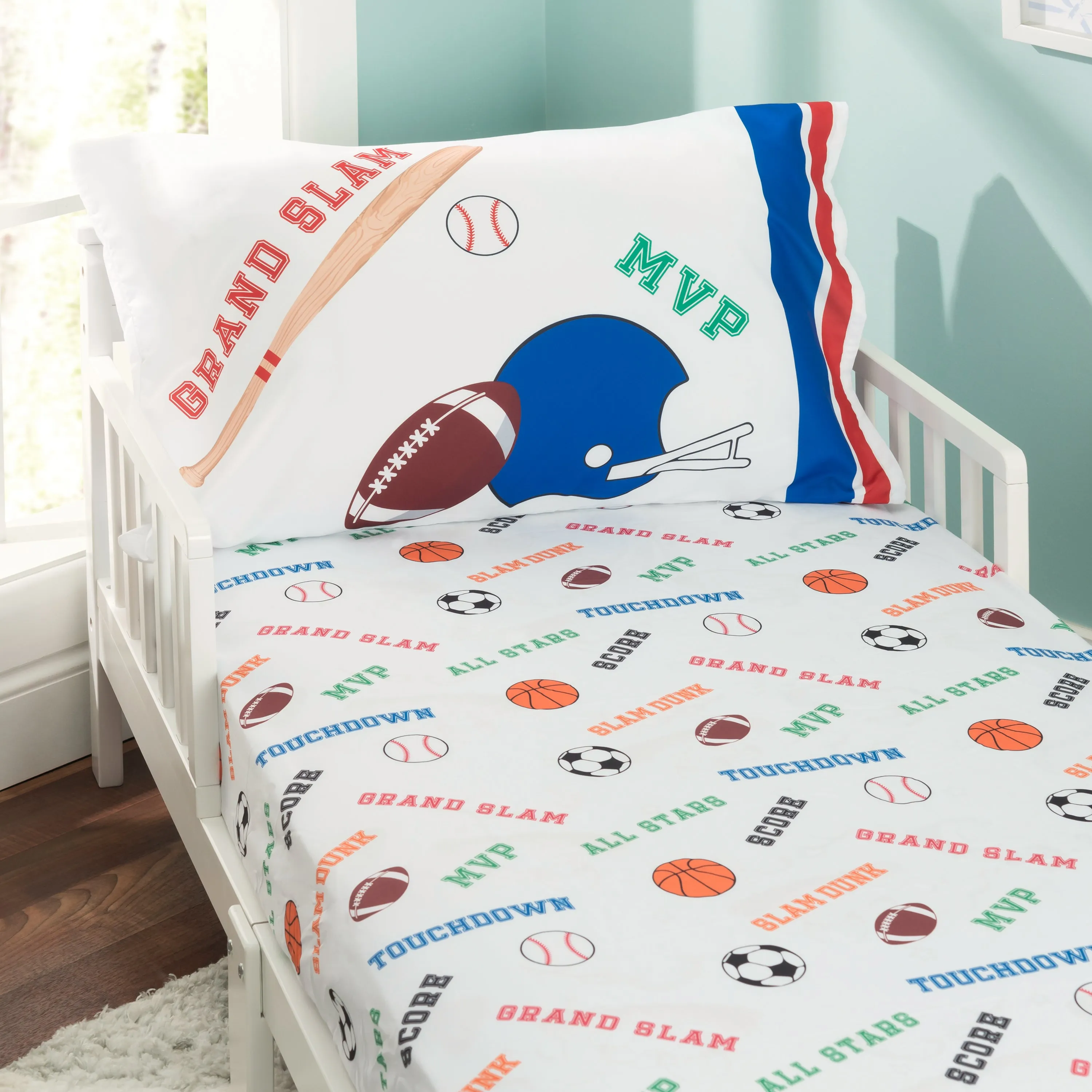 Varsity Sports Toddler Sheet Set