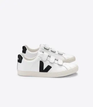 Veja Sneakers - 3-Lock Logo Leather Extra White Black