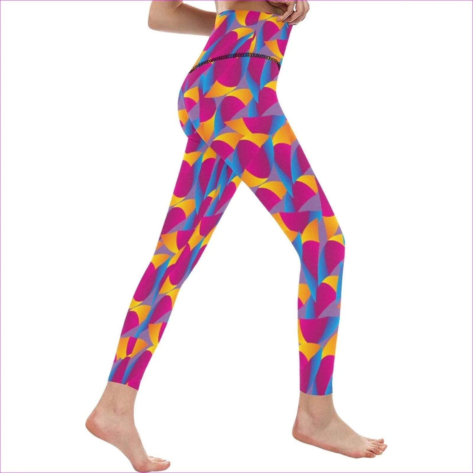 Vibrant Thang Women's High-Waisted Leggings