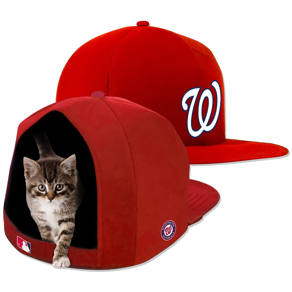 WASHINGTON NATIONALS NAP CAP PLUSH DOG BED