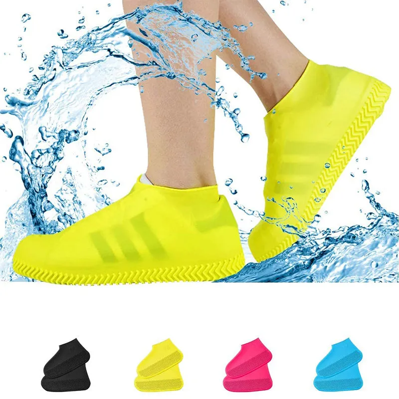 Waterproof Shoe Cover, Reusable Non-Slip Rubber Overshoes Protectors