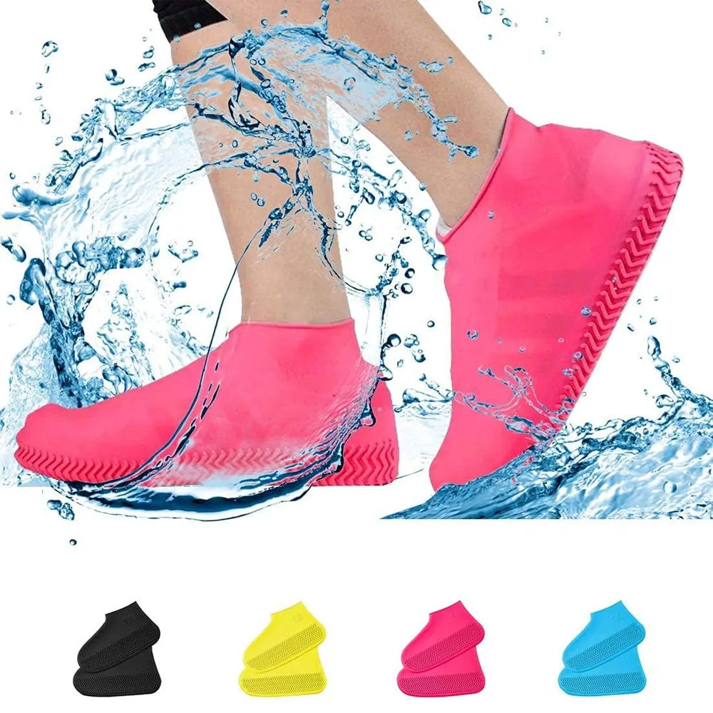 Waterproof Shoe Cover, Reusable Non-Slip Rubber Overshoes Protectors