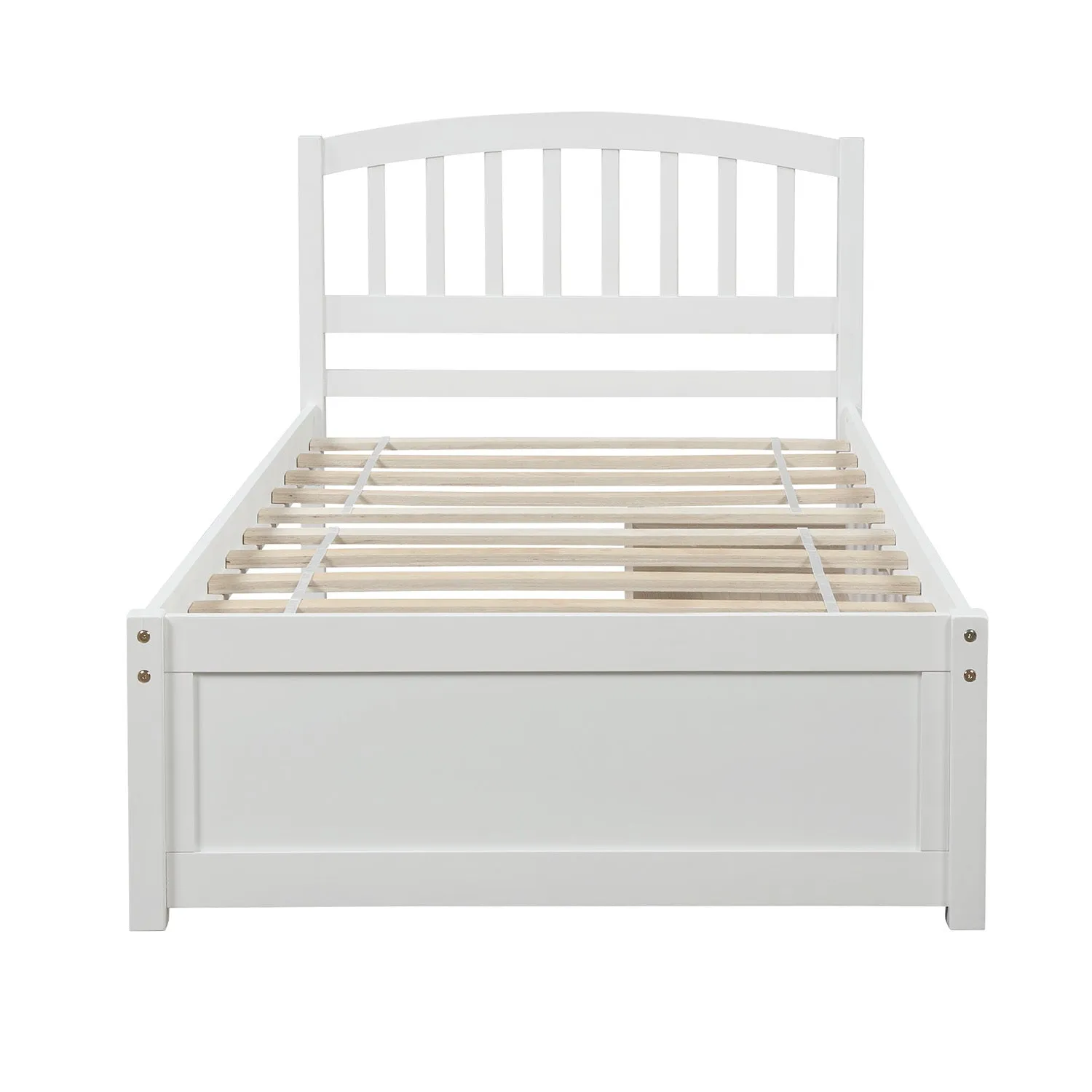 White Haven Twin Storage Bed