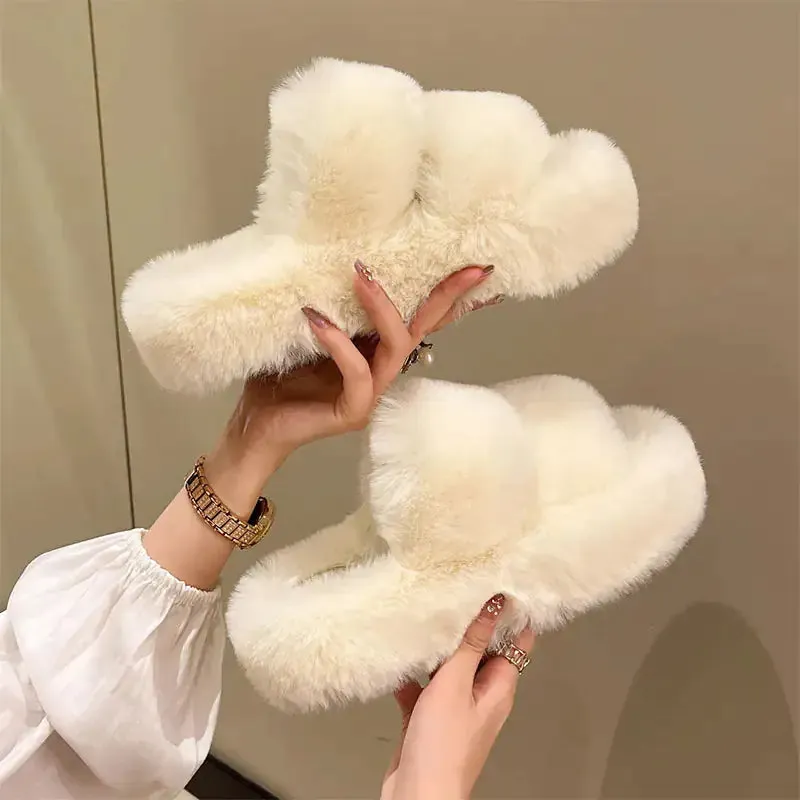 Winter Fluffy Indoors Slippers